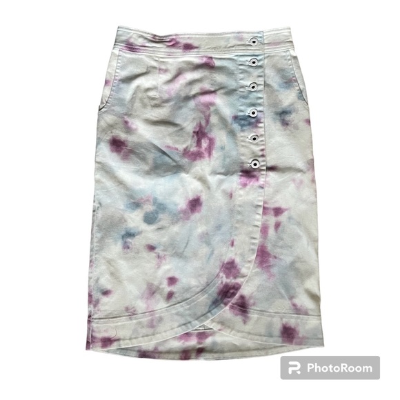 Anthropologie tie dye tulip pencil skirt NWOT - Picture 4 of 6